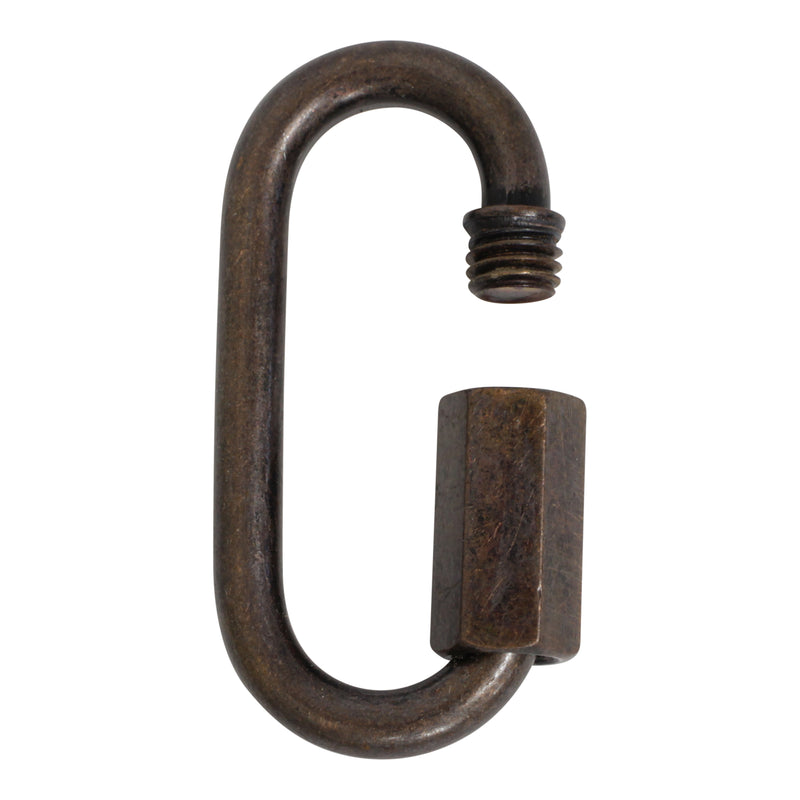 Quicklink ST04 Threaded Screw Lock Quicklink, Antique Brass