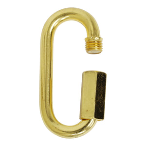 Quicklink ST04 Threaded Screw Lock Quicklink, Antique Brass