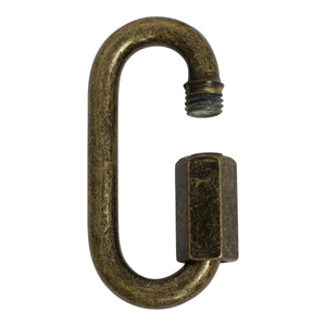 Quicklink ST04 Threaded Screw Lock Quicklink, Antique Brass