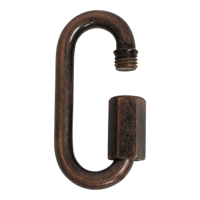 Quicklink ST04 Threaded Screw Lock Quicklink, Antique Brass