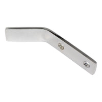Angled Hook BR2401 Decorative, flat-bar Wall Hook, Polished Brass