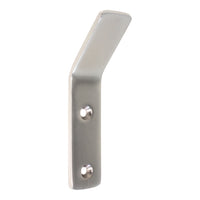Angled Hook BR2401 Decorative, flat-bar Wall Hook, Polished Brass