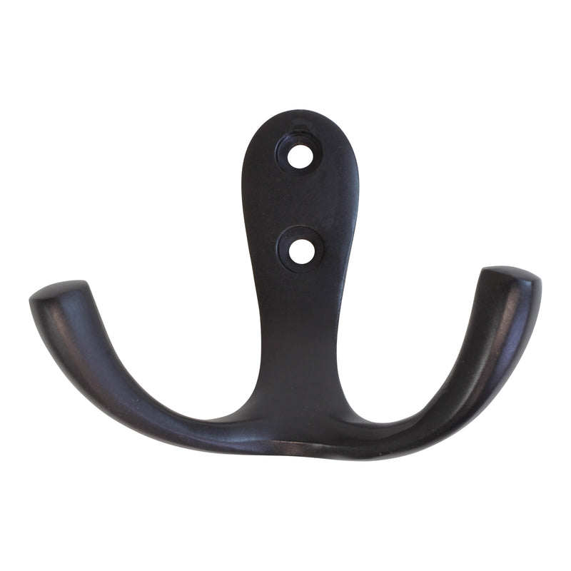 Duo Hook BR2560 Decorative Wall Hook, Antique Brass