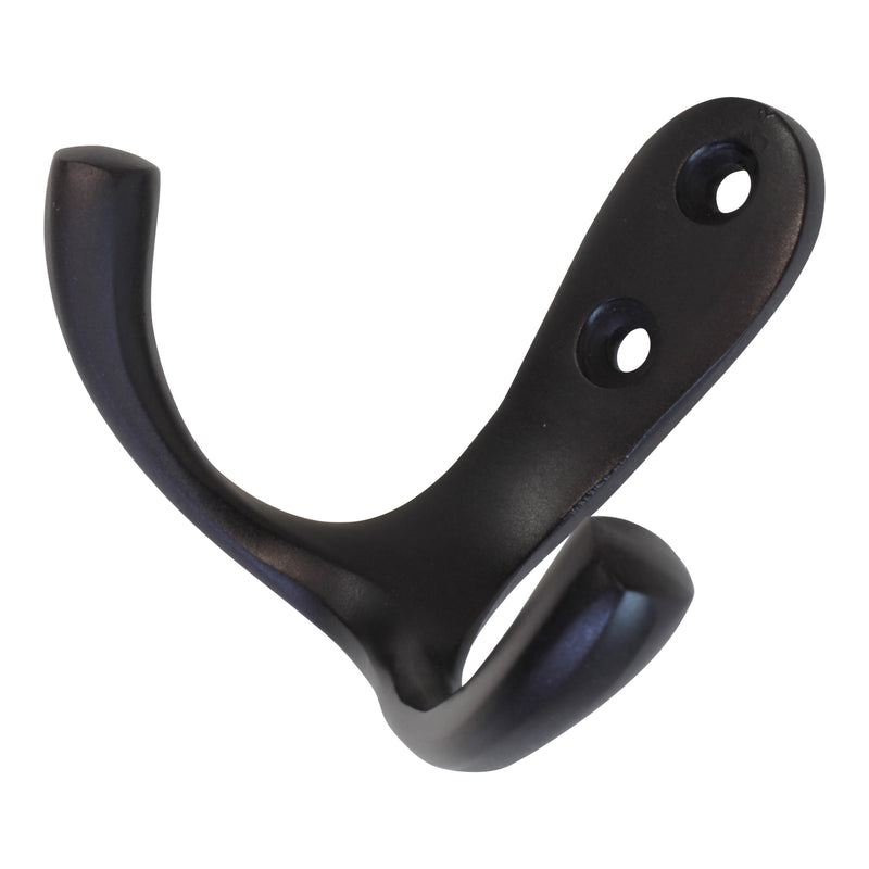 Duo Hook BR2560 Decorative Wall Hook, Antique Brass