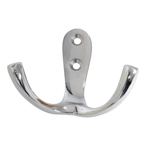 Duo Hook BR2560 Decorative Wall Hook, Antique Brass