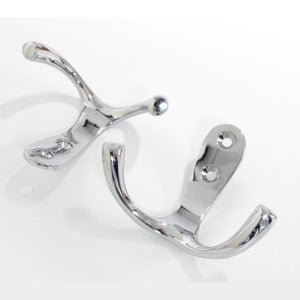 Duo Hook BR2560 Decorative Wall Hook, Antique Brass