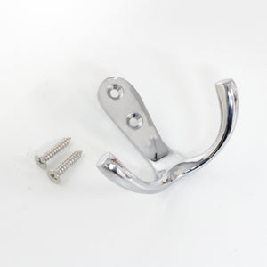 Duo Hook BR2560 Decorative Wall Hook, Antique Brass