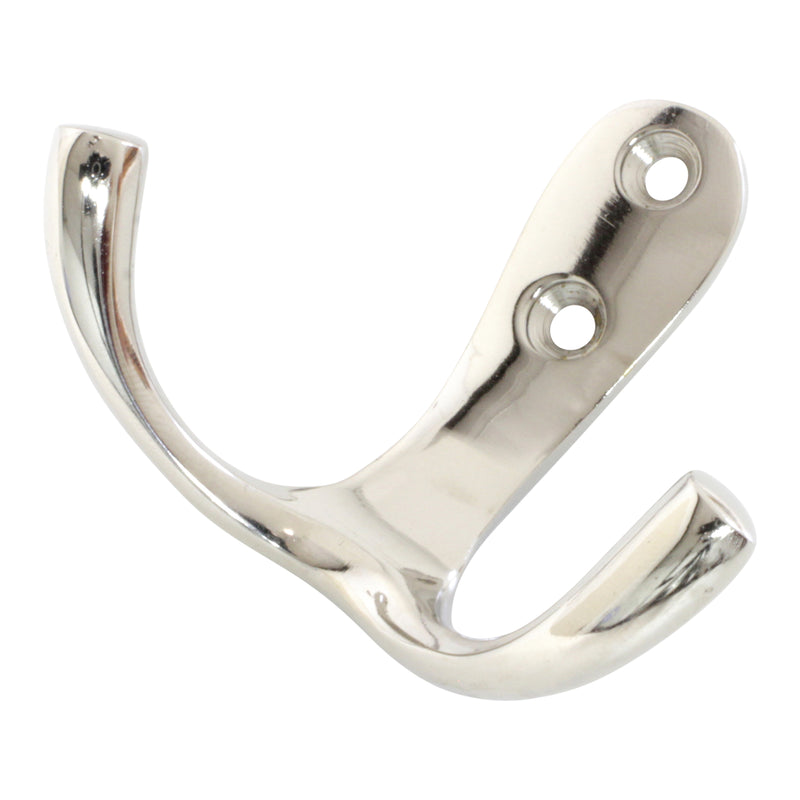 Duo Hook BR2560 Decorative Wall Hook, Antique Brass