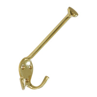 Grip Hook BR2566 Decorative Wall Hook, Polished Brass