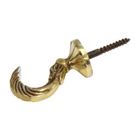 Sabre Hook BR2579 Decorative Wall Hook, Antique Brass