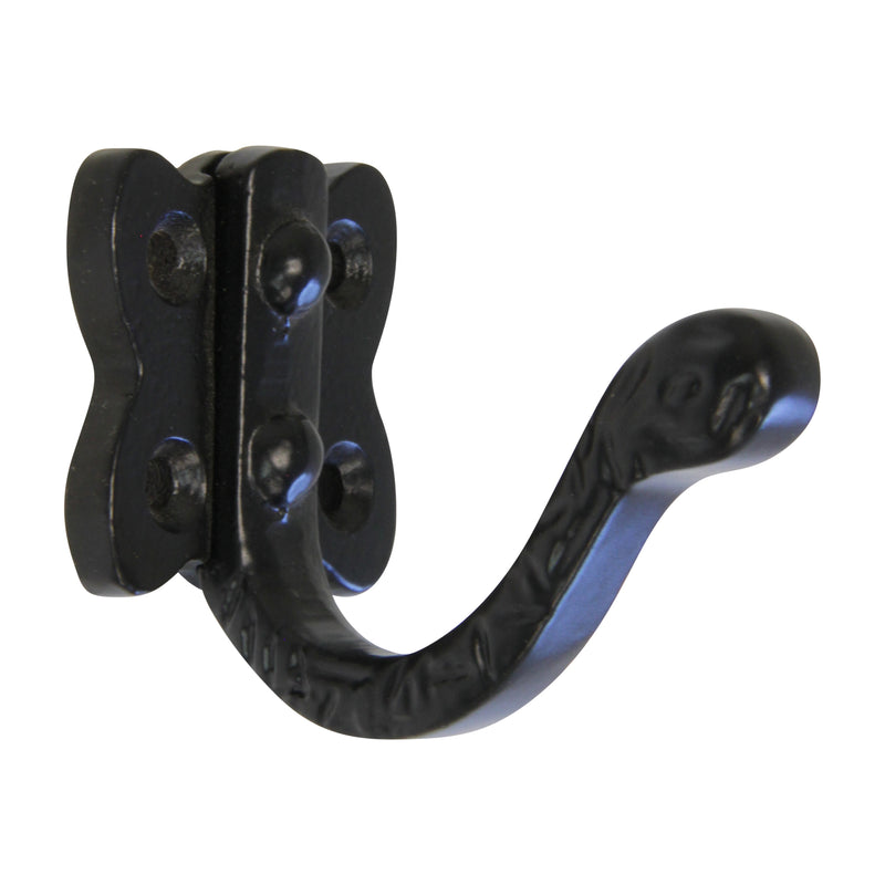 Butterfly Hook IR8387 Decorative Wall Hook, Black