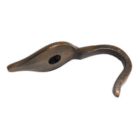 Fleur Hook IR8394 Decorative Wall Hook, Antique Brass