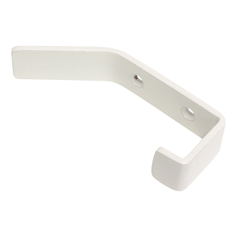 Double Hook IR8402 Decorative, flat-bar Wall Hook, Antique Brass