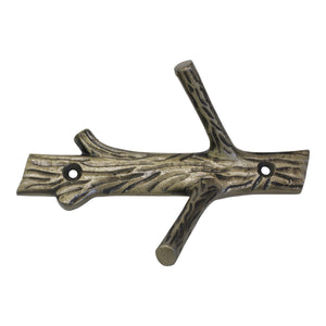 Elder Hook IR8410 Decorative Wall Hook, Antique Brass