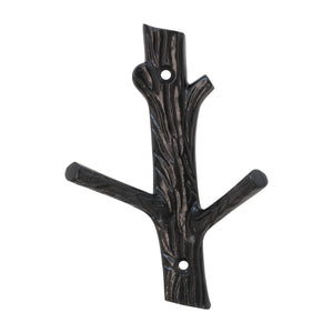 Elder Hook IR8410 Decorative Wall Hook, Antique Brass