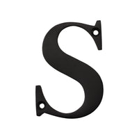 Letter BR2350 Modern, Serif House Letter, Oil Bronzed Black
