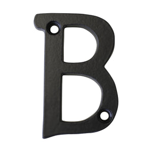 Letter IR530 Vintage, Serif House Letter, Black