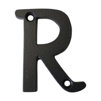 Letter IR530 Vintage, Serif House Letter, Black