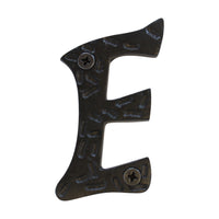 Letter IR5900 Rustic, Serif House Letter, Black