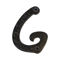 Letter IR5900 Rustic, Serif House Letter, Black