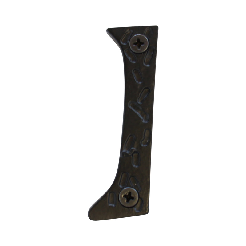 Letter IR5900 Rustic, Serif House Letter, Black