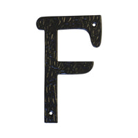 Letter IR830 Vintage, Serif House Letter, Black