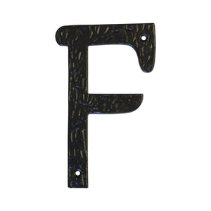 Letter IR830 Vintage, Serif House Letter, Black
