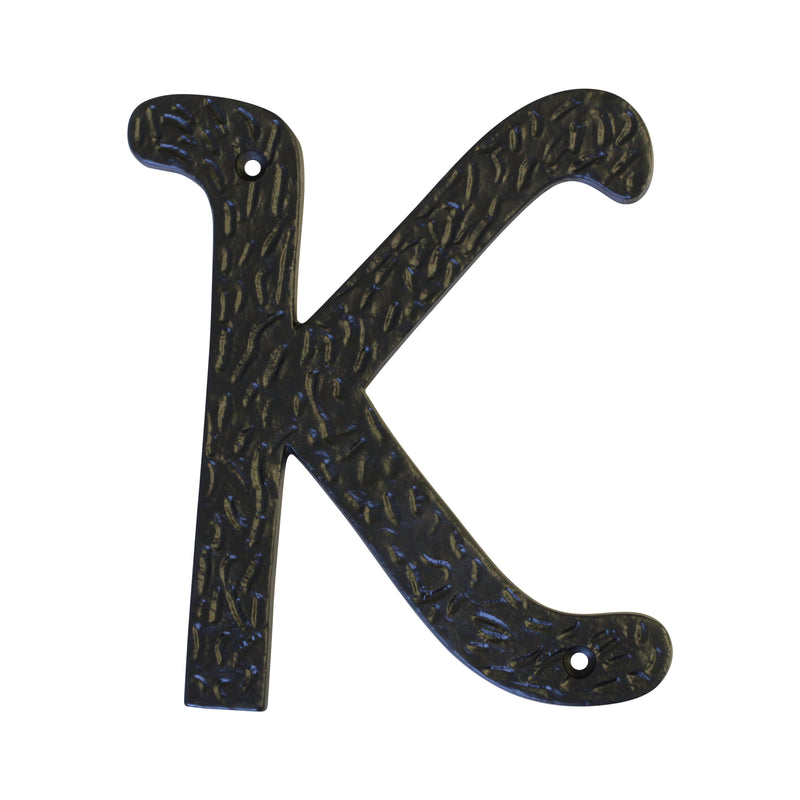 Letter IR830 Vintage, Serif House Letter, Black