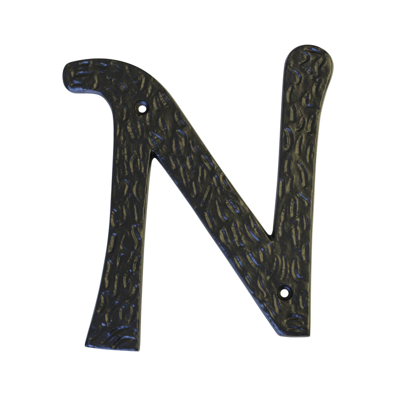 Letter IR830 Vintage, Serif House Letter, Black