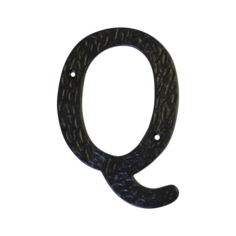 Letter IR830 Vintage, Serif House Letter, Black