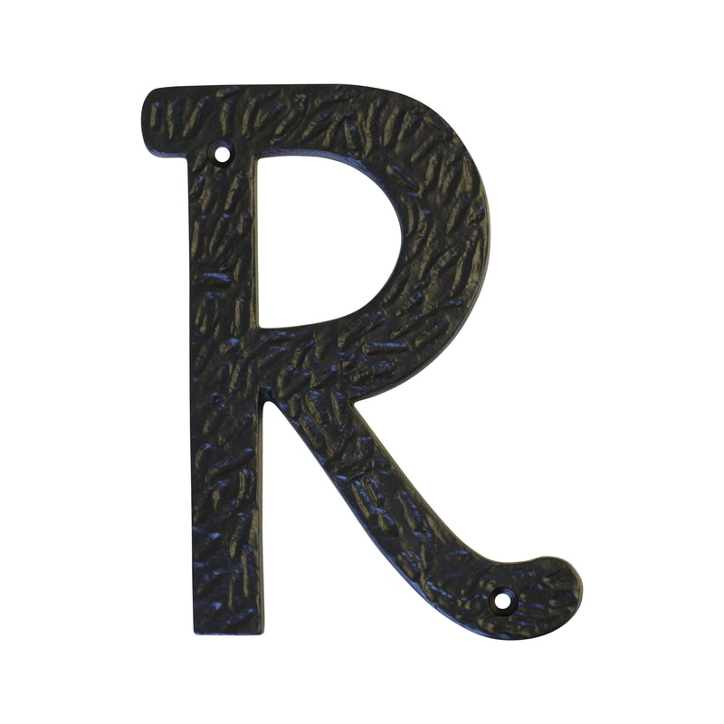 Letter IR830 Vintage, Serif House Letter, Black