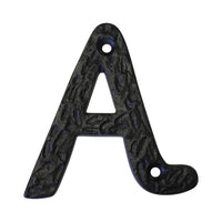 Letter IR830 Vintage, Serif House Letter, Black