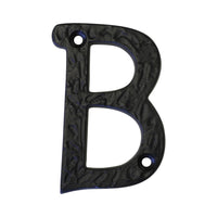 Letter IR830 Vintage, Serif House Letter, Black