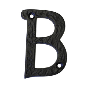 Letter IR830 Vintage, Serif House Letter, Black