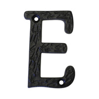 Letter IR830 Vintage, Serif House Letter, Black