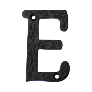 Letter IR830 Vintage, Serif House Letter, Black