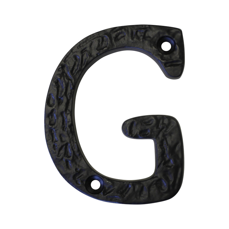Letter IR830 Vintage, Serif House Letter, Black