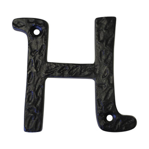 Letter IR830 Vintage, Serif House Letter, Black