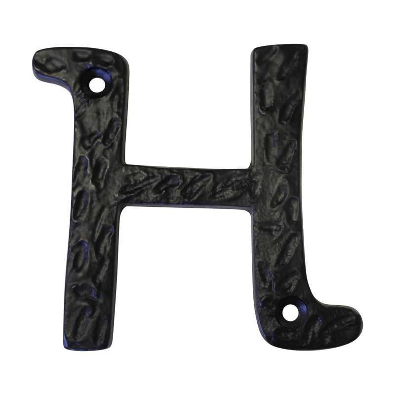 Letter IR830 Vintage, Serif House Letter, Black