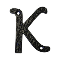 Letter IR830 Vintage, Serif House Letter, Black