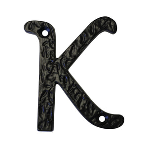 Letter IR830 Vintage, Serif House Letter, Black