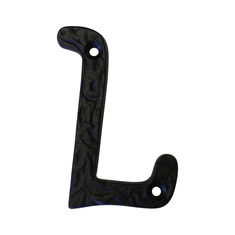 Letter IR830 Vintage, Serif House Letter, Black