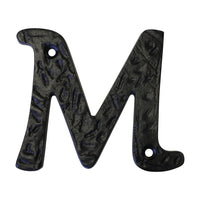 Letter IR830 Vintage, Serif House Letter, Black