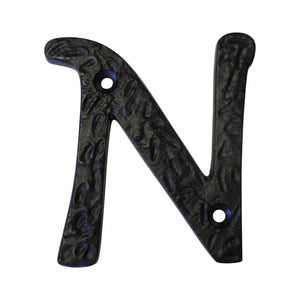 Letter IR830 Vintage, Serif House Letter, Black