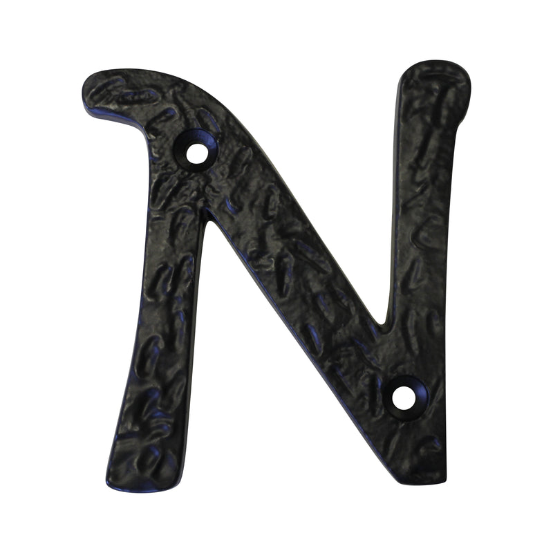 Letter IR830 Vintage, Serif House Letter, Black