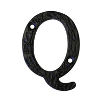 Letter IR830 Vintage, Serif House Letter, Black