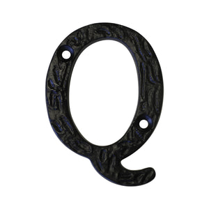Letter IR830 Vintage, Serif House Letter, Black