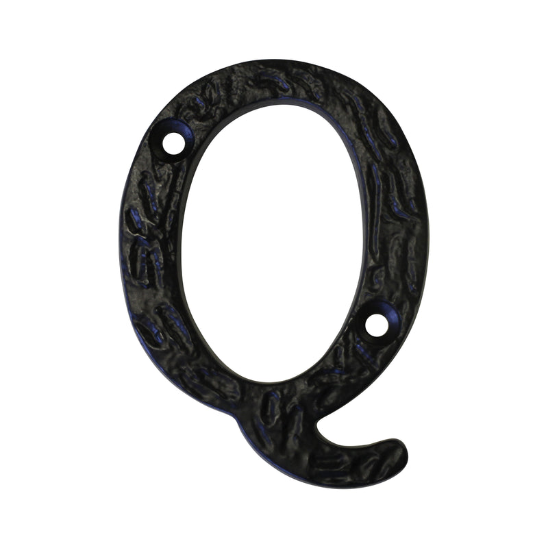 Letter IR830 Vintage, Serif House Letter, Black