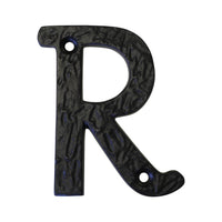 Letter IR830 Vintage, Serif House Letter, Black