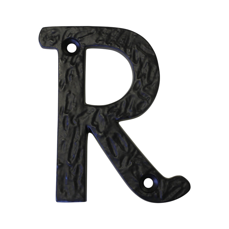 Letter IR830 Vintage, Serif House Letter, Black